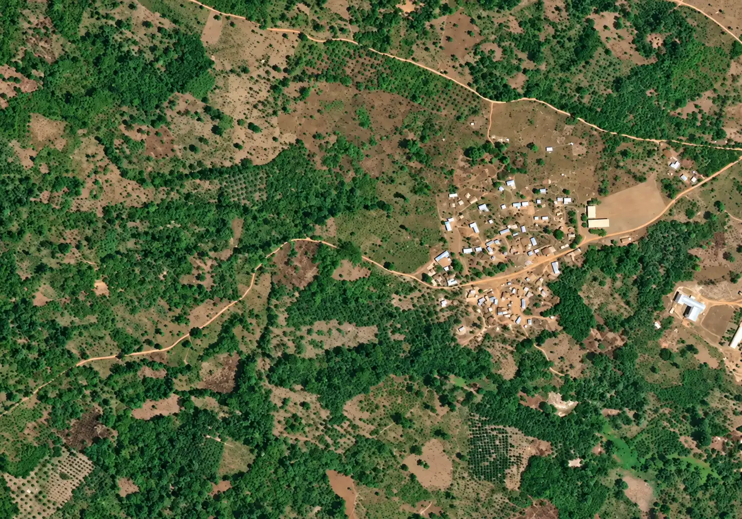 satellite imagery of Banko, Ghana