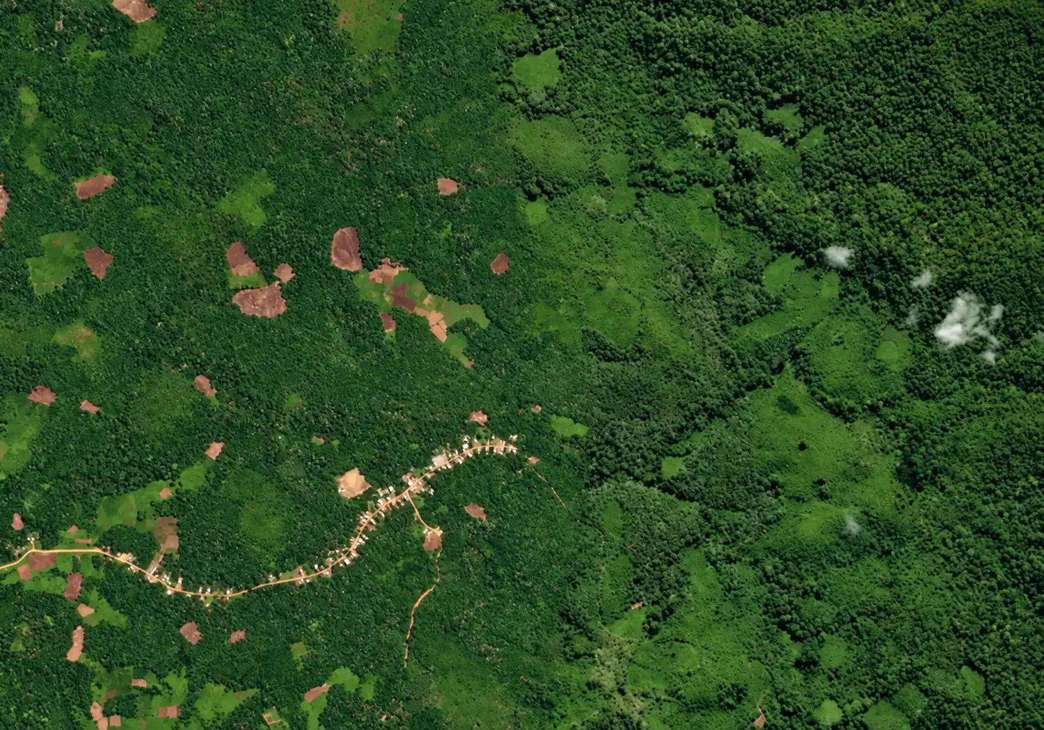 satellite imagery of Simpang Dua, Ketapang, West Kalimantan, Indonesia